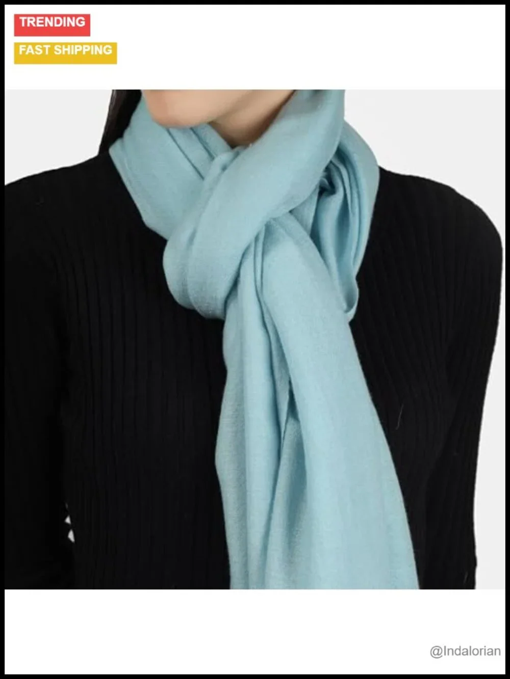 100% Himalayan Cashmere Wrap Scarf Lightweight Kashmiri Pashmina Shawl
